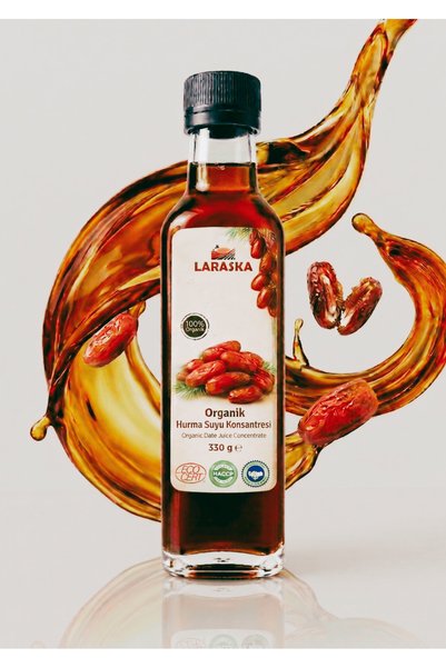 Laraska مركز عصير التمر العضوي 330 جرام × 12 عبوة اقتصادية مميزة