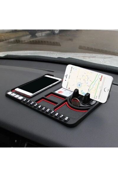 Generic Çok Fonksiyonlu Araç İçi Telefon Tutucu Kaymaz Organizer Dashboard Nu...