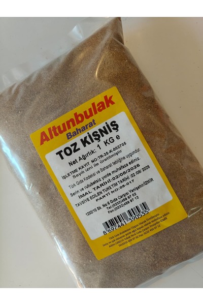 KİŞNİŞ TOZ 100 GR 145 TL