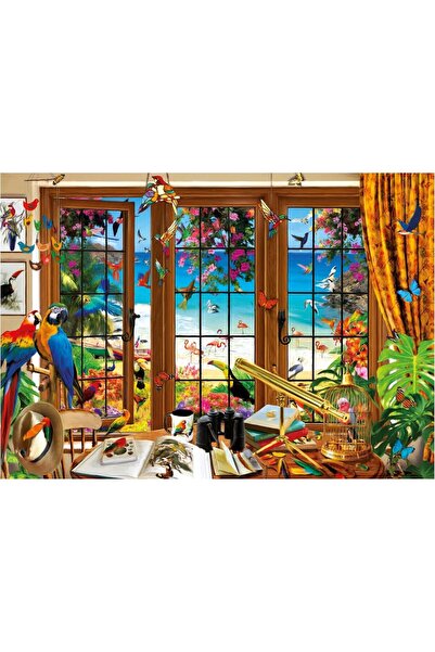 Generic Brand Educa 1500 Bird Watcher's Window Puzzle - 20333 - Bird Watcher'...