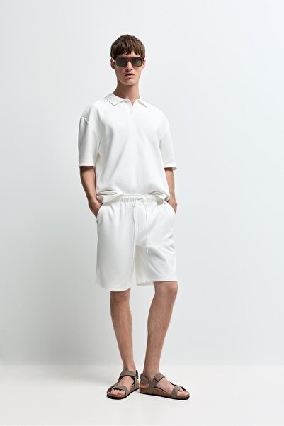 LEFTIES Dokulu jogger bermuda