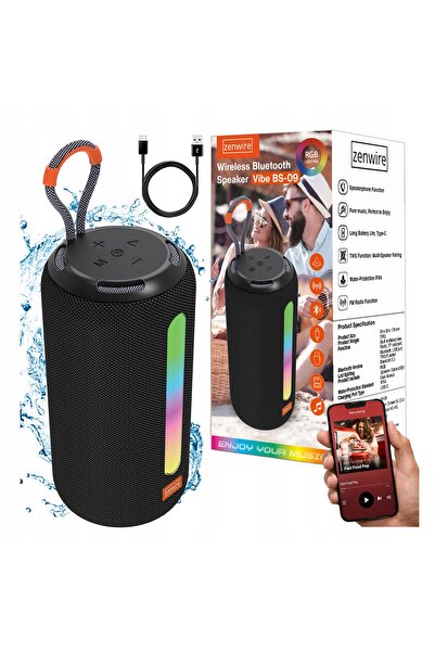zenwire Boxă Bluetooth portabilă fără fir cu radio FM, turn, Boombox MP3, 26W...