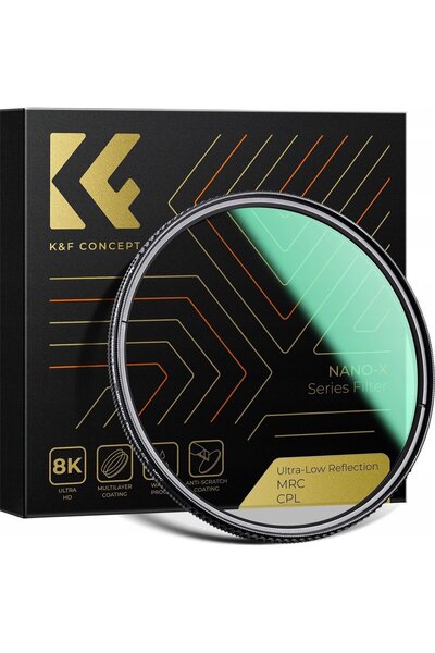 Kf K&F CONCEPT NANO-X Filtru Polarizator CPL cu Reflexie Ultra-Redusă 43mm / ...