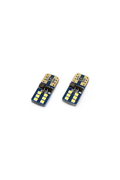 AMIO Set de becuri auto LED CANBUS UltraBright, compatibile T10e și W5W, 12/2...
