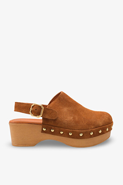 İNNABUTİKK Γυναικεία παπούτσια Astrid από γνήσιο δέρμα με επένδυση - Tan Suede