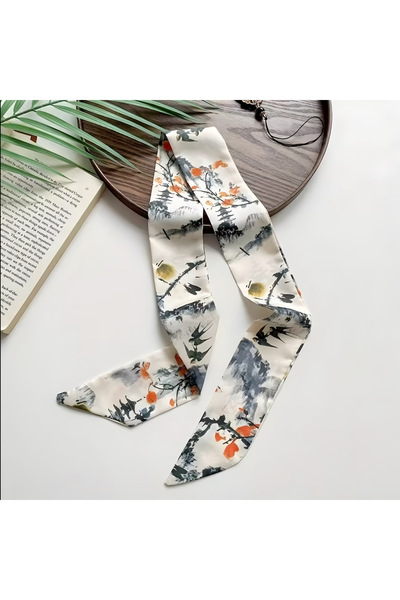 MAHLA Ιαπωνικό κορεάτικο σχέδιο Askha Φουλάρι, Σχεδιασμένο λεπτό μακρύ φουλάρ...