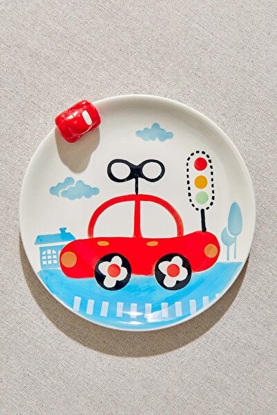 Paşabahçe Car Ceramic Pasta Plate - 1 Piece