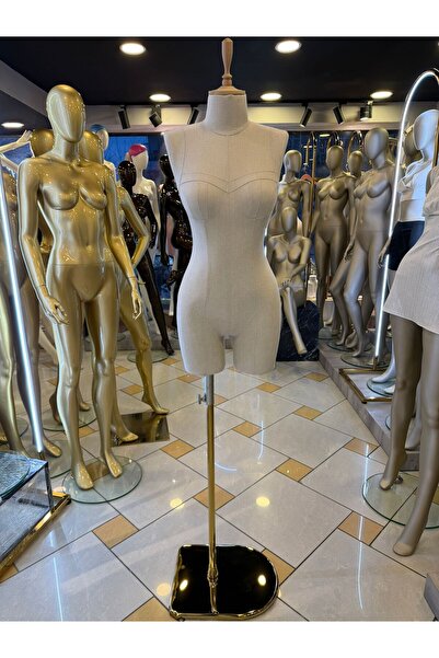 MD Vİtrin Dekorasyon PASLANMAZ GOLD AYAKLI(8kg) 40 BEDEN ÖLÇÜLÜ PANTOLON GİYE...