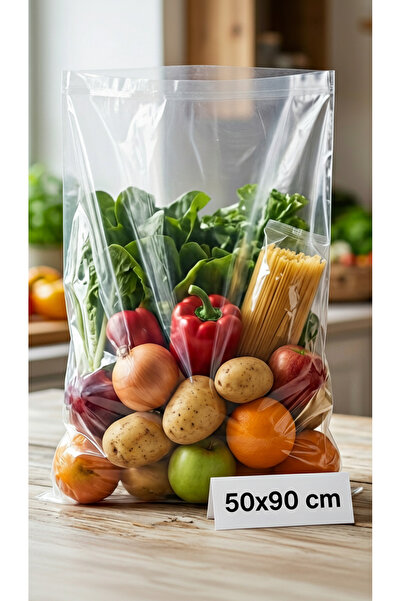 Home Şeffaf Naylon Poşet 1 kg. 50cmX90cm