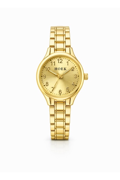 HOEK Women's Gold Color Metal Cord Classic Wristwatch – Elegant & Stylish Design
