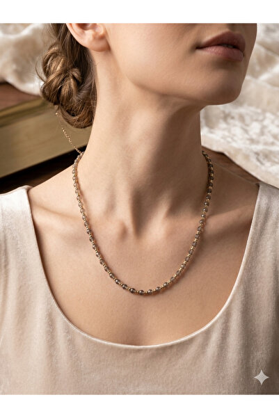 Zihintaşı Atölyesi Smoky Quartz 4mm Handmade Natural Stone Necklace