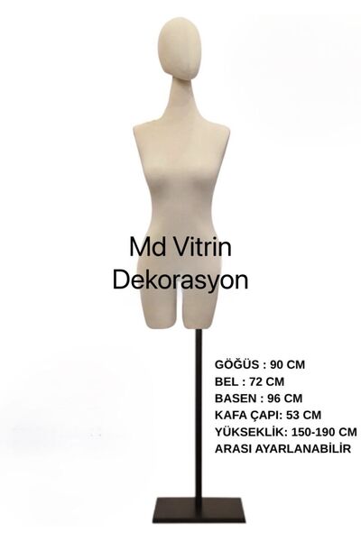 MD Vİtrin Dekorasyon 38 Beden Prova, Ürün Sergileme, Fotoğraf Çekimi için Kaf...