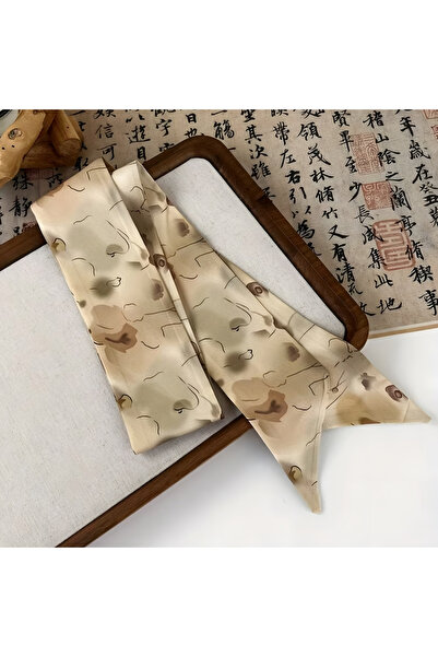 MAHLA Κορεάτικο ιαπωνικό σχέδιο φουλάρι, Σχεδιαστικό λεπτό μακρύ φουλάρι, Αξε...