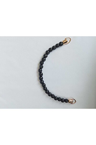 hobi duragı 18 cm Gold Metal Ringed C Model Bag with Gold Metal Rings - Single