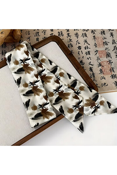 MAHLA Κορεάτικο ιαπωνικό σχέδιο φουλάρι, Σχεδιαστικό λεπτό μακρύ φουλάρι, Αξε...