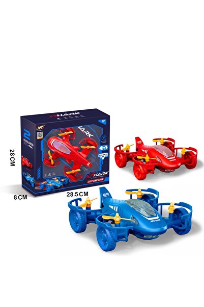 iTajir "Shark" Electric Light-Up Airplane Toy Rotating Airplane with 360-Degr...