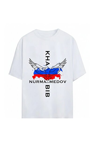 SVART WEAR Хабиб Нурмагомедов Щампована унисекс овърсайз тениска