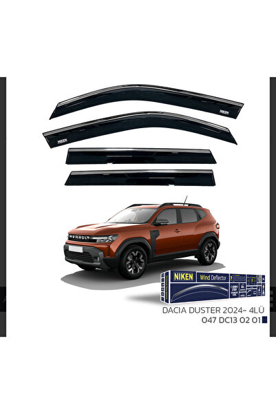 OEM CHROME CAM RÜZGARLIĞI DUSTER 2024- NIKEN