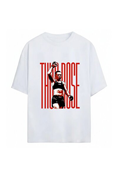 SVART WEAR Thug Rose Namajunas Unisex Oversize 100% Cotton T-Shirt