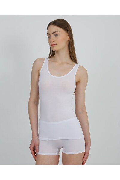 SENFONİ Organic Bamboo Thick Strap Undershirt