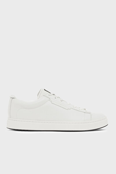 Emporio Armani Deri Logolu Sneaker Ayakkabı Erkek AYAKKABI EM005292 AF24320 U...