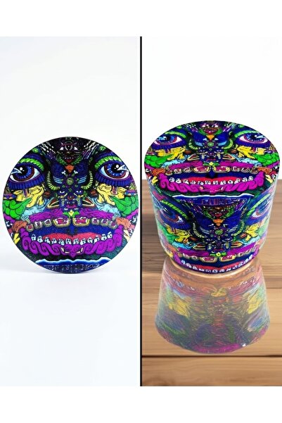 BGA Limited Edition 50mm Grinder Spice Grinder Mill Thick Metal with Pollen T...