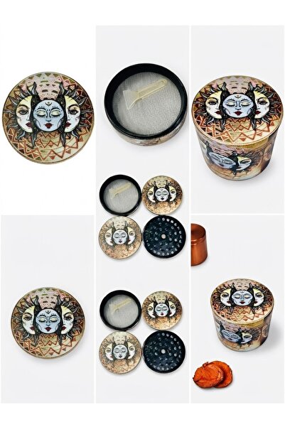 BGA Limited Edition 50mm Grinder Spice Grinder Mill Thick Metal with Pollen T...