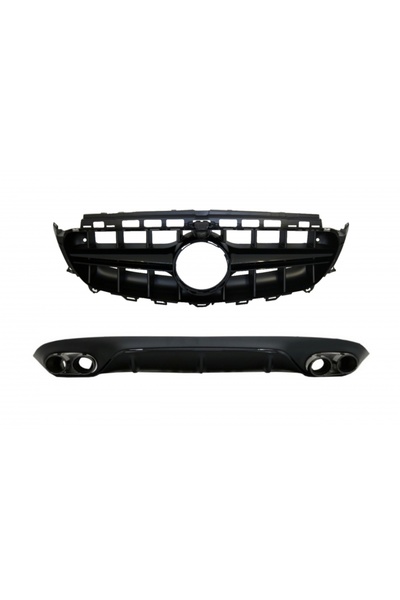 tuningset Πίσω διαχύτης, απολήξεις εξάτμισης και κεντρική μάσκα κατάλληλα για...