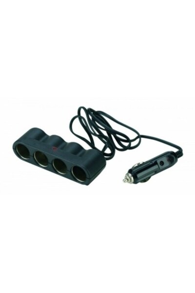 Bottari 12V/24V τετραπλή πρίζα με επεκτεινόμενο καλώδιο