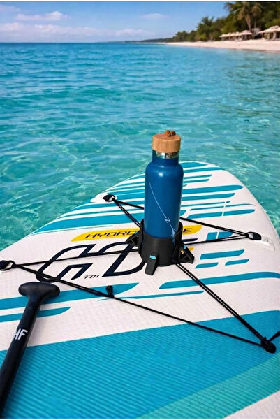 KIZILAKSAM SUP Board Paddle Bardak Termos Tutucu Siyah