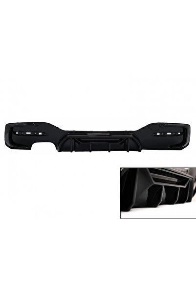 tuningset Πίσω διαχύτης αεροδυναμικού προφίλ προφυλακτήρα, αριστερός, με διπλ...