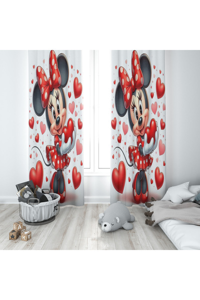 GENELOEM Mini Mouse Fon Perde M66