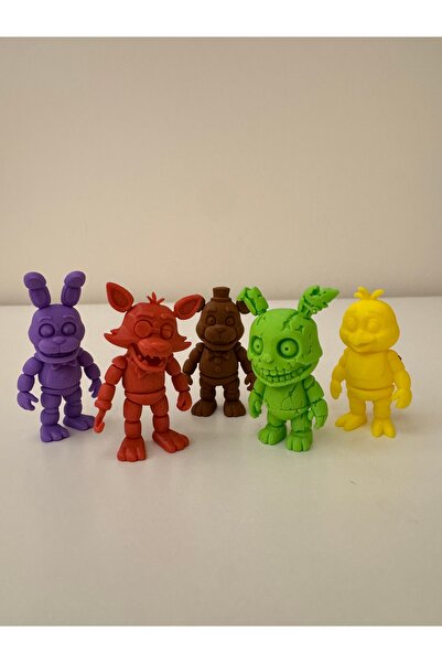 You Toys FNAF/ Five Nights at Freddys 5li Mini Set (5-6Cm) Figür Eklemli Oyuncak