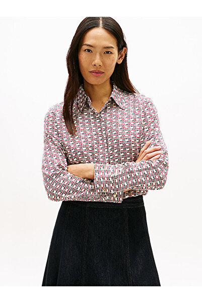Tommy Hilfiger Regular Fit Concealed Placket Twill Shirt