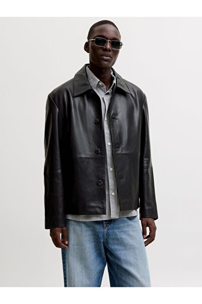 Jack & Jones Lederjacke Lederjacke