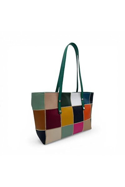 EVoStyle Nova Palette FL267V Γυναικεία Δερμάτινη Τσάντα Χειρός - Μοντέρνο Σχέ...