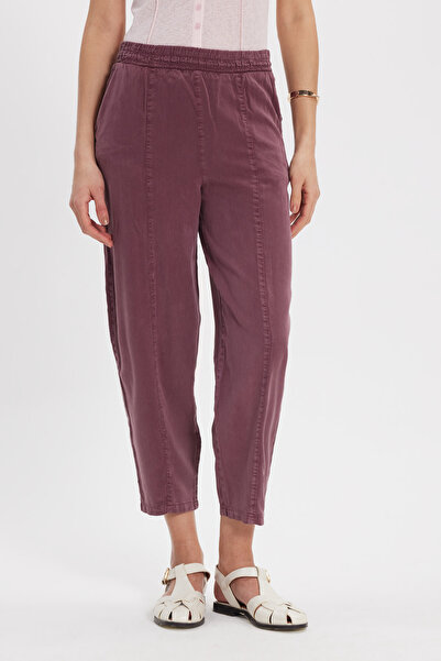 Tudors Παντελόνι - Μωβ - Ελαστική μέση