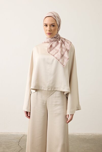 İpekhan Μαλακό Κασκόλ 1247 Ροζ Σκόνης