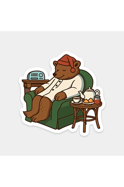 The Sticker Story. ملصق الدب المريح