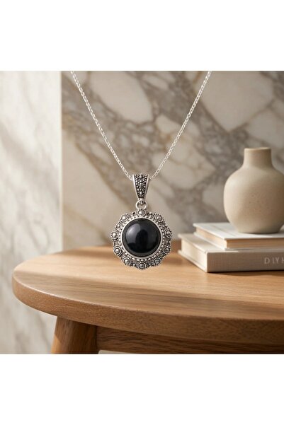 BlackCraft Oltu Stone Seal Necklace