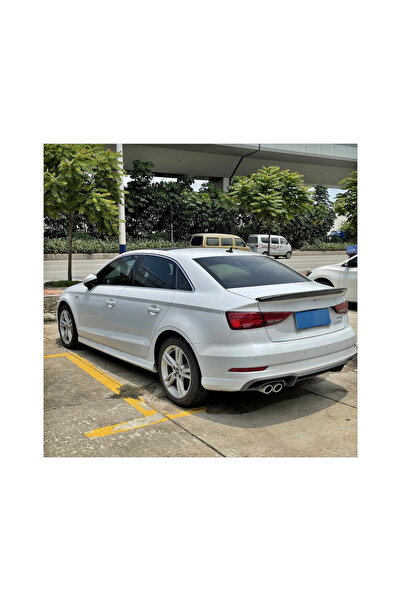 Lumi LUXURY Eleron portbagaj auto Audi A3 Sedan 2013-2019 negru piano black
