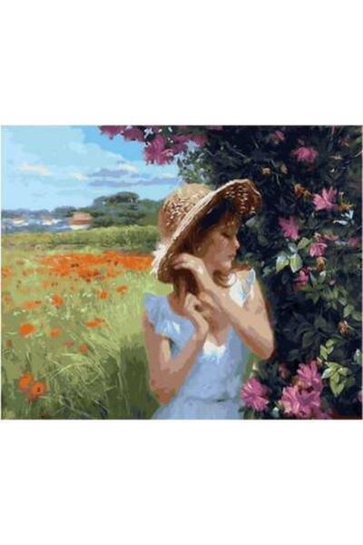 Genel Markalar Sayılarla Boyama Seti Çerçeveli Kasnaklı Kır Gezisi 40 x 50 cm...