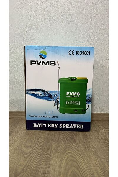 PVMS 16 LİTRE ŞARJLI SIRT POMPASI