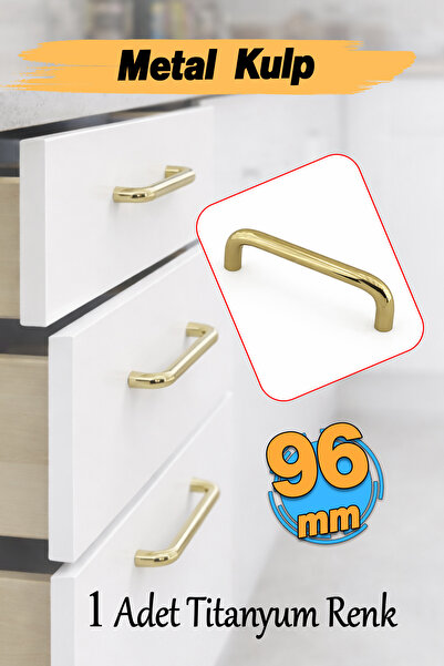 Badem10 Özen Metal (96 mm - 9,6 cm) Ručke za vrata kuhinjskih ormarića u boji...