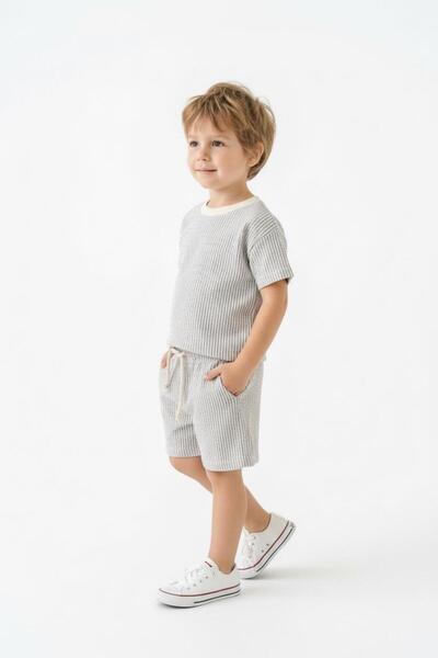 MiaBaby Bürümcük Shorts T-Shirt 2-Piece Set