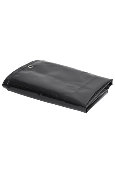 vidaxl Μαύρος Μουσαμάς 650 γρ./τ.μ. 3 x 5 μ.