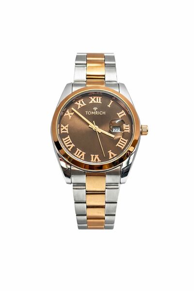 TOMRICH AURELION Men’s Luxury Watch – Stainless Steel Classic Roman Dial, Qua...