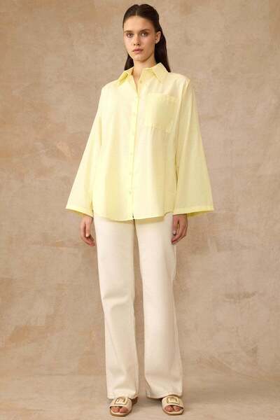 Olcay Ισπανικό Φαρδύ Βαμβακερό Πουκάμισο SARI 9365