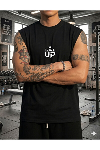 FAVORİST Ανδρικό T-Shirt LEVEL UP Zero Sleeve