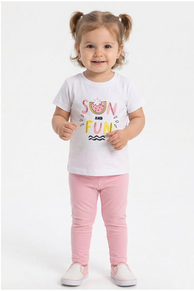 ETEN Girls Pyjama Set Short Sleeve, 18M